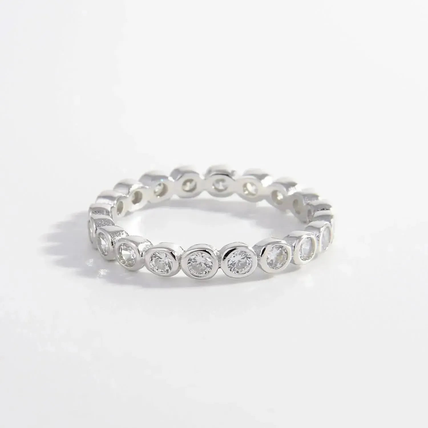925 Sterling Silver Zircon Ring - Bad Moms Club