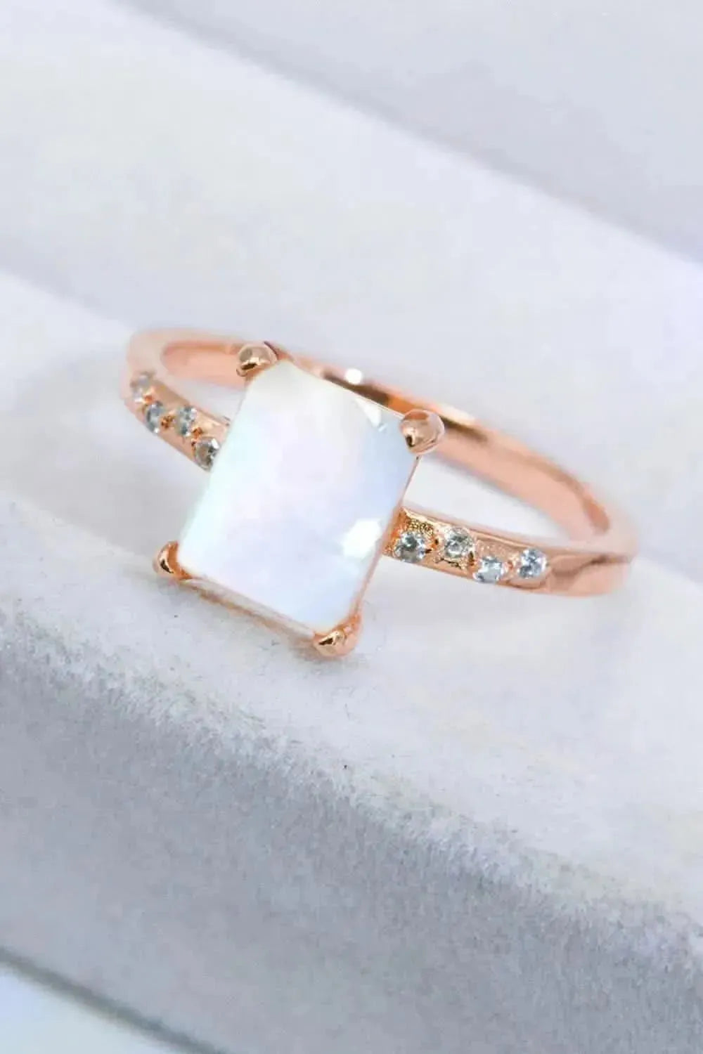 Square Moonstone Ring - Bad Moms Club