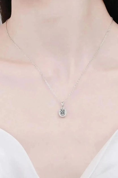 Be The One 1 Carat Moissanite Pendant Necklace - Bad Moms Club
