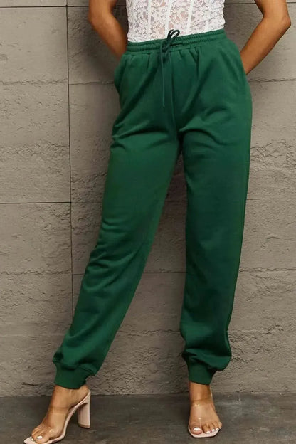 Simply Love Full Size Drawstring Sweatpants - Bad Moms Club