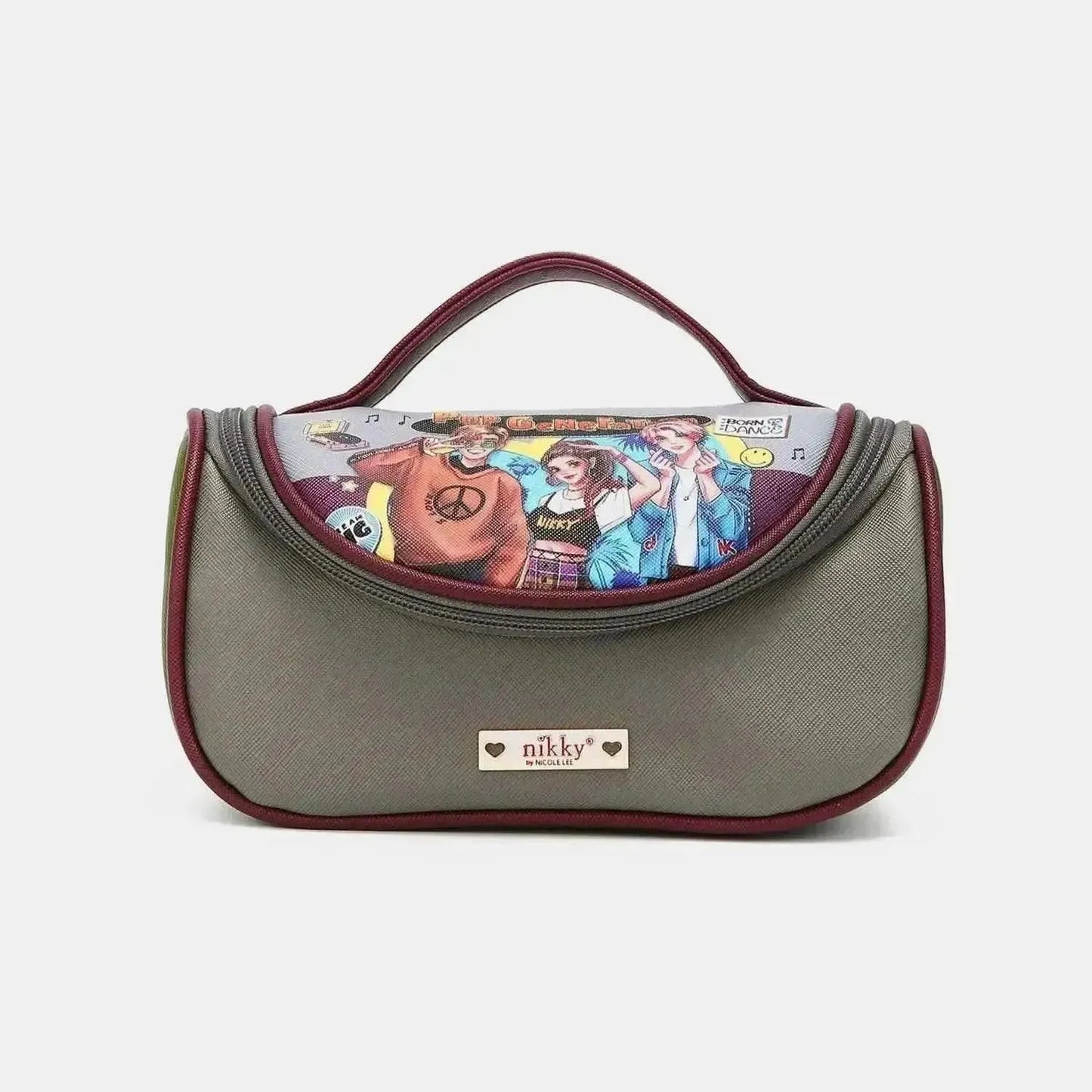 Nicole Lee USA Nikky Contrast Makeup Bag - Bad Moms Club