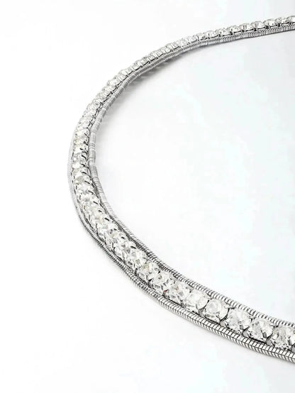 Rhinestone Metal Belt - Bad Moms Club