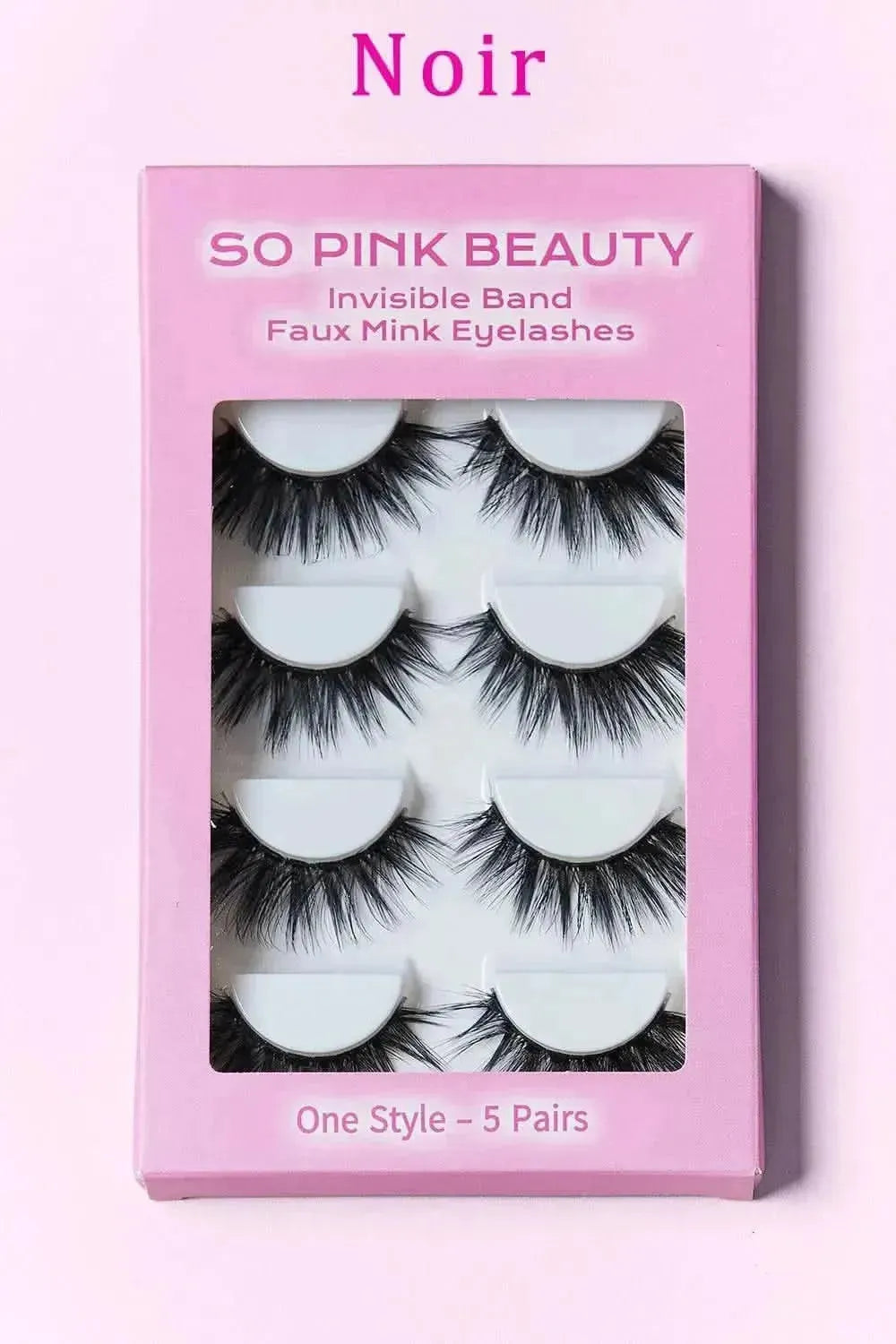 SO PINK BEAUTY Faux Mink Eyelashes 5 Pairs - Bad Moms Club