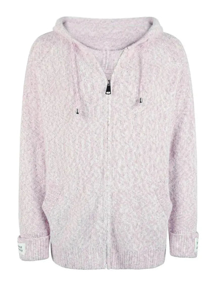 Zip-Up Hooded Sweater - Bad Moms Club