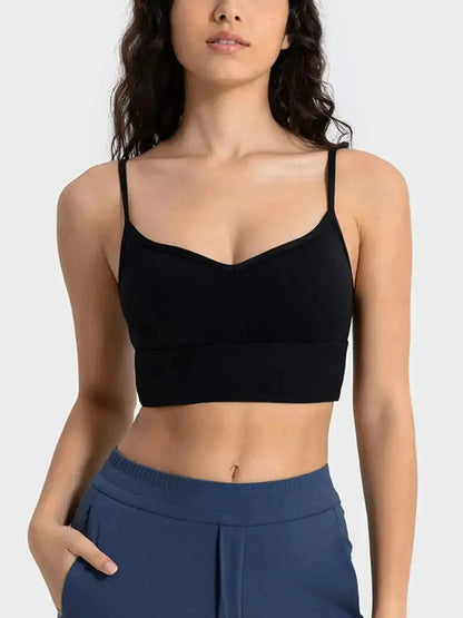 Spaghetti Strap Sport Bra - Bad Moms Club