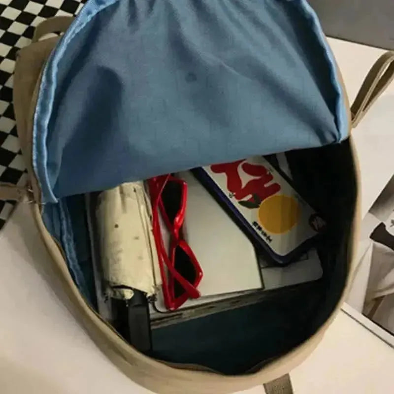 Zip Cotton Backpack Bag - Bad Moms Club