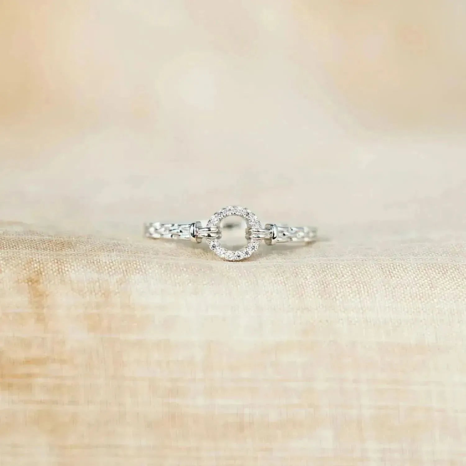 Inlaid Zircon 925 Sterling Silver Ring - Bad Moms Club