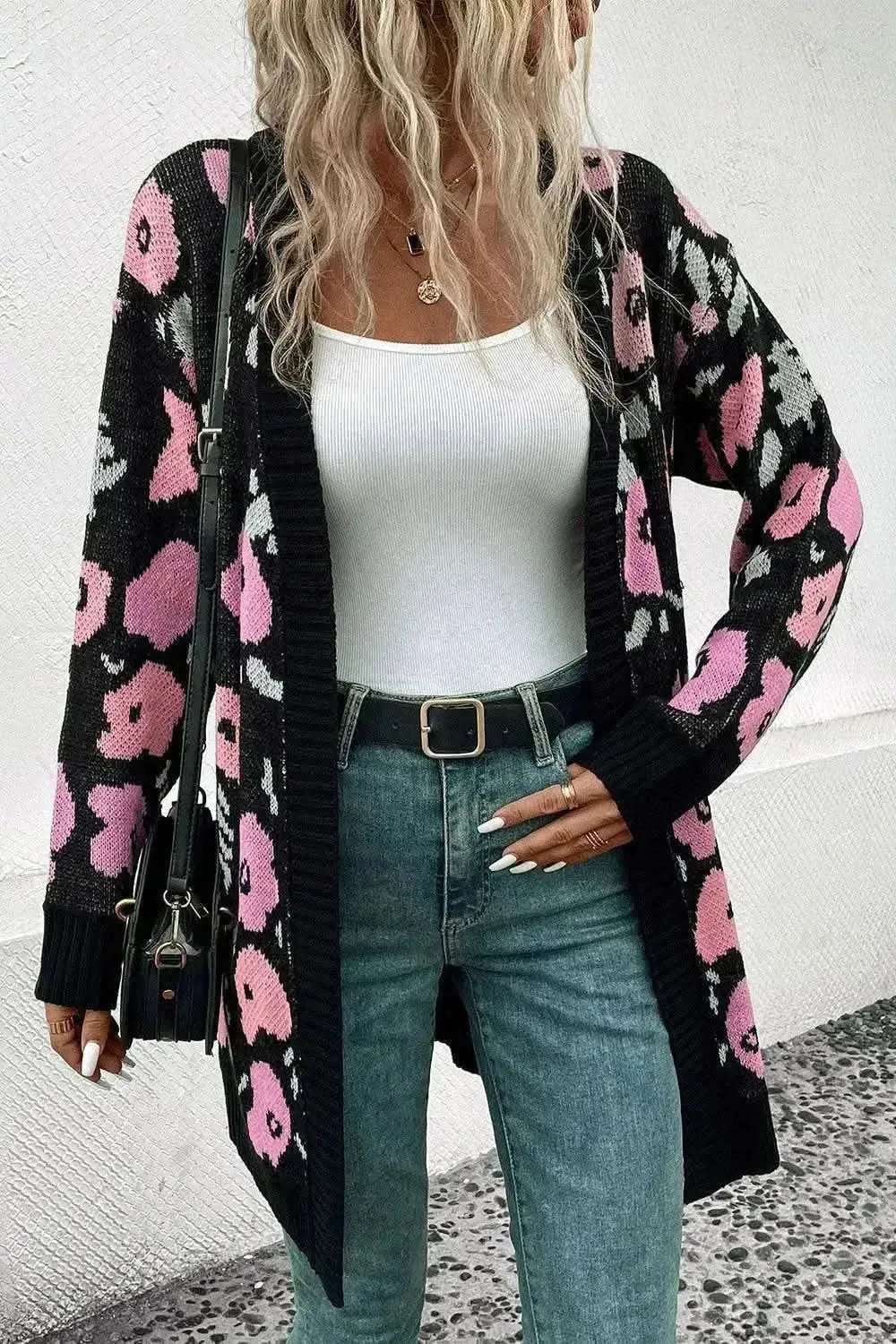 Open Front Longline Cardigan - Bad Moms Club