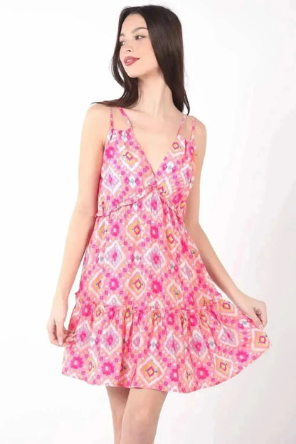 VERY J Floral Back Smocked Ruffled Mini Dress - Bad Moms Club