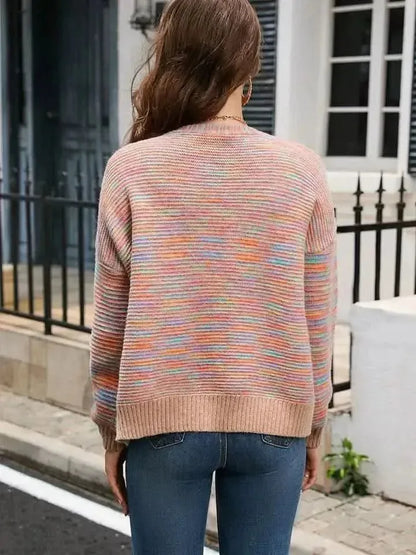 V-Neck Long Sleeve Cardigan - Bad Moms Club