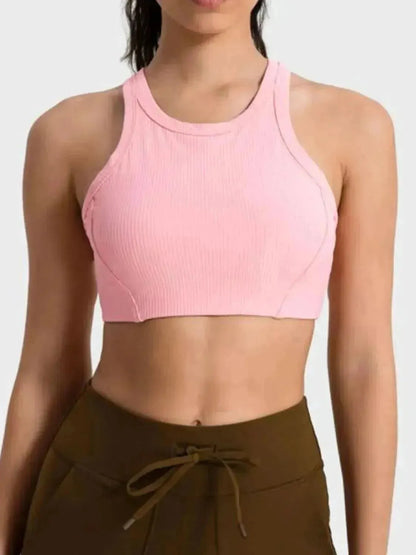 Wide Strap Cropped Sport Tank - Bad Moms Club