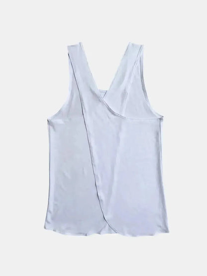 Crisscross Scoop Neck Active Tank - Bad Moms Club