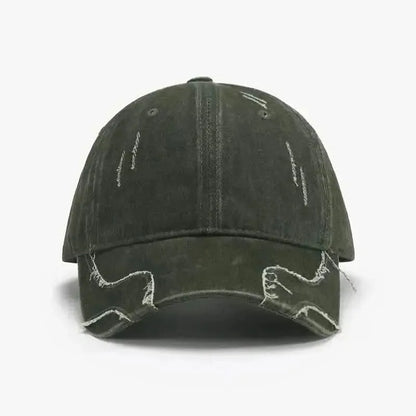 Raw Hem Adjustable Cap - Bad Moms Club