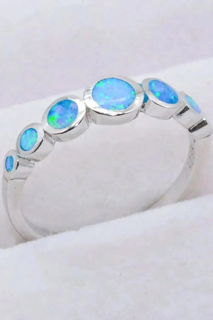 925 Sterling Silver Multi-Opal Ring - Bad Moms Club