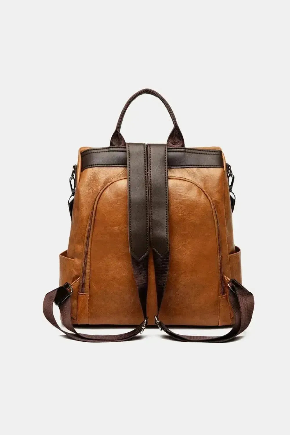 PU Leather Large Backpack Bag - Bad Moms Club