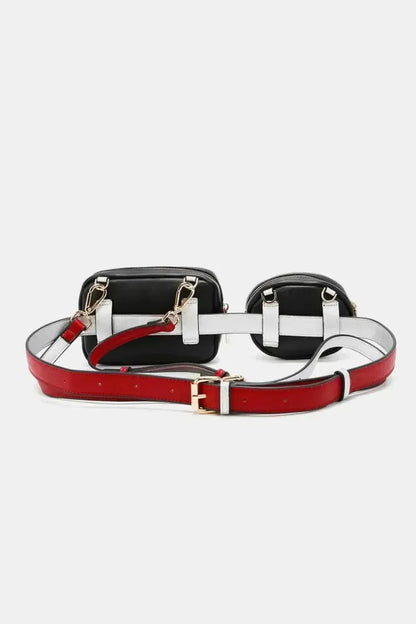 Nicole Lee USA Double Pouch Fanny Pack - Bad Moms Club