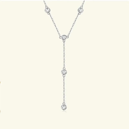 1.1 Carat Moissanite 925 Sterling Silver Necklace - Bad Moms Club