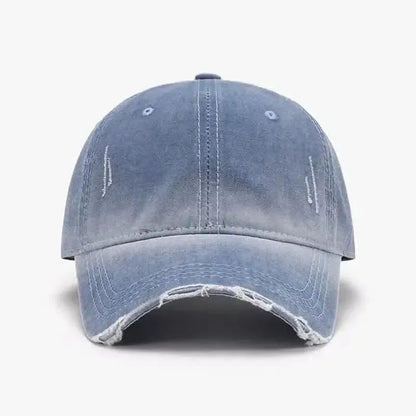 Distressed Washed Adjustable Baseball Cap - Bad Moms Club