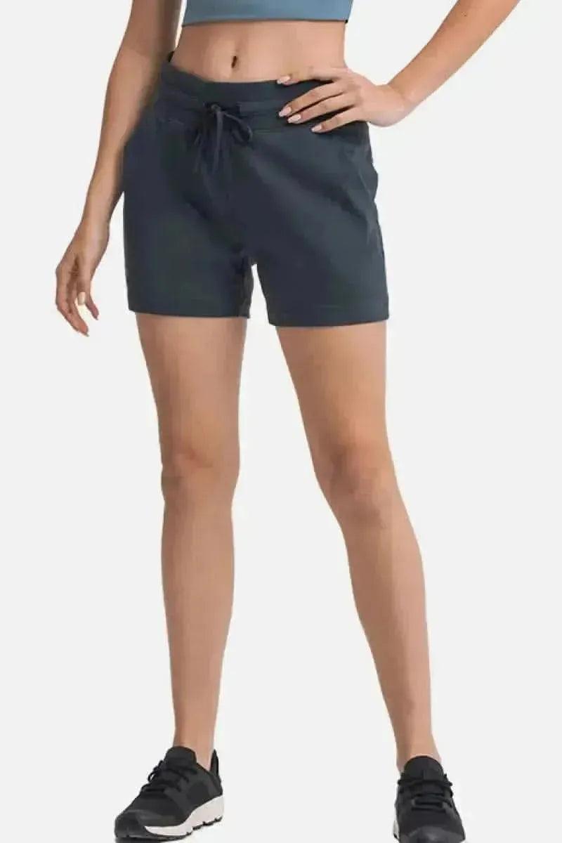 Waist Tie Active Shorts - Bad Moms Club