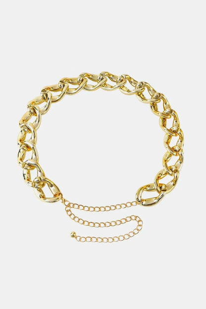 1.2" Width Acrylic Curb Chain Belt - Bad Moms Club