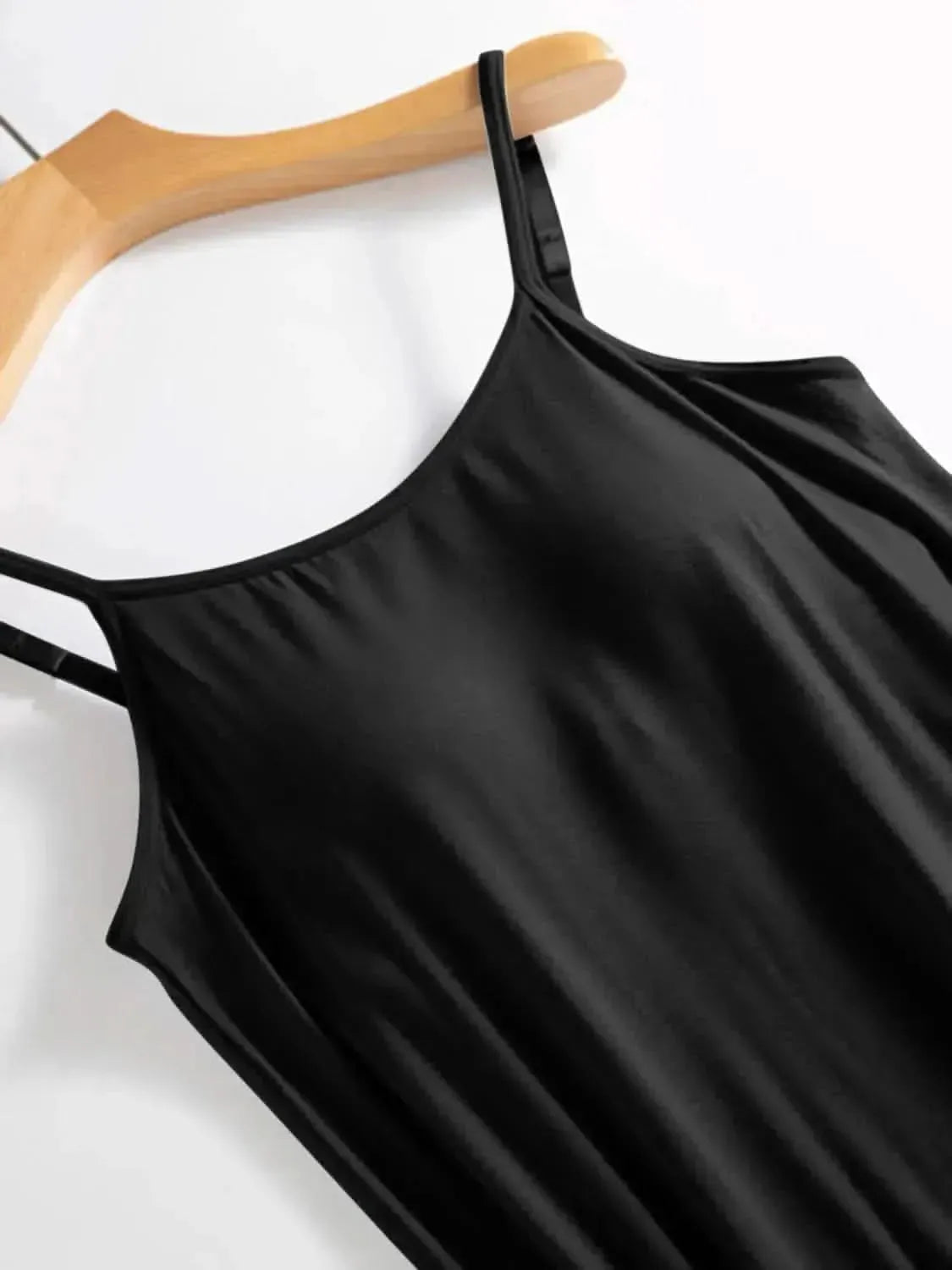 Scoop Neck Midi Cami Dress with Bra - Bad Moms Club