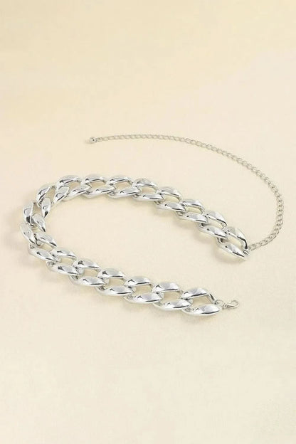 1.2" Width Acrylic Curb Chain Belt - Bad Moms Club