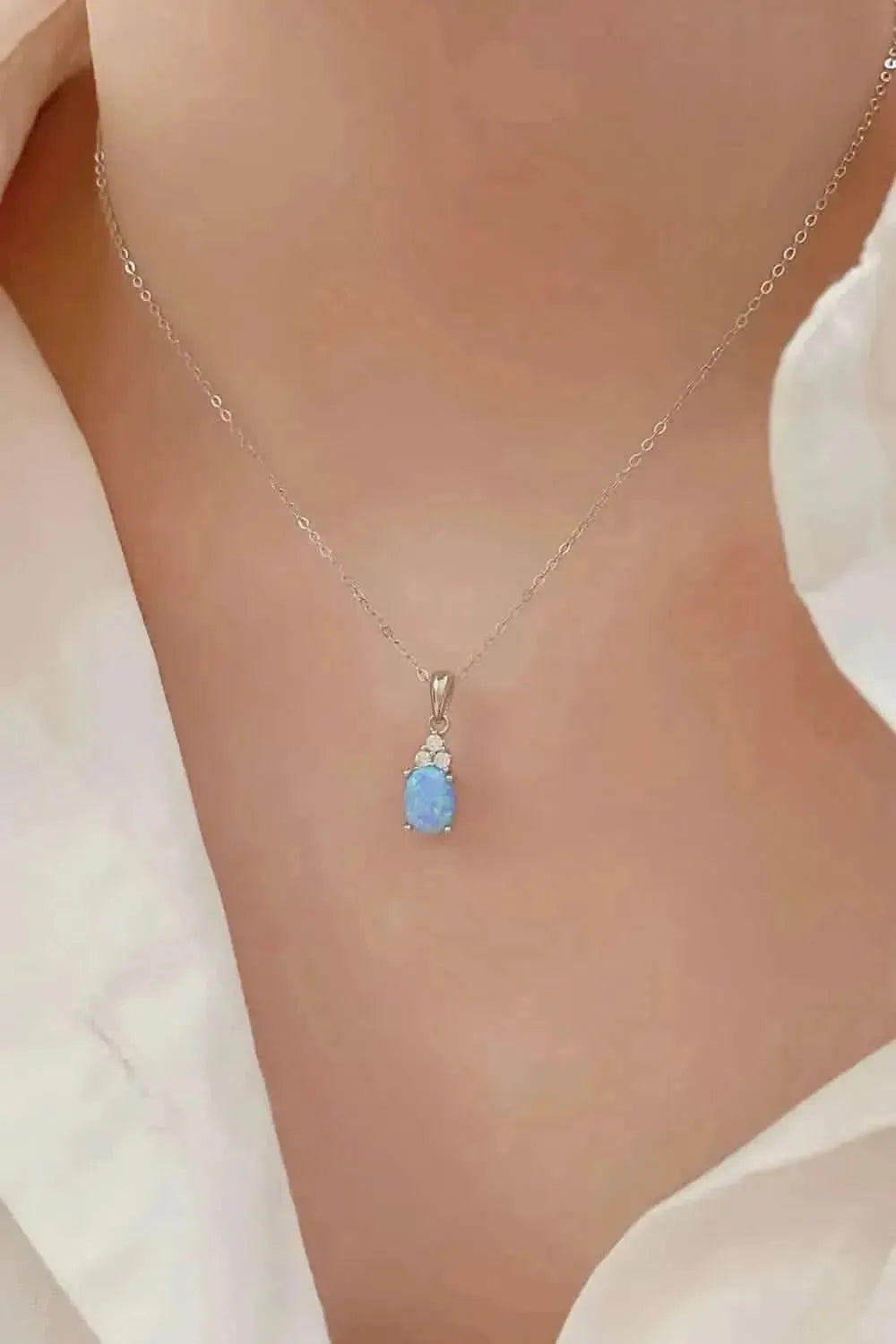 Find Your Center Opal Pendant Necklace - Bad Moms Club