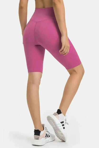 High Waist Biker Shorts with Pockets - Bad Moms Club