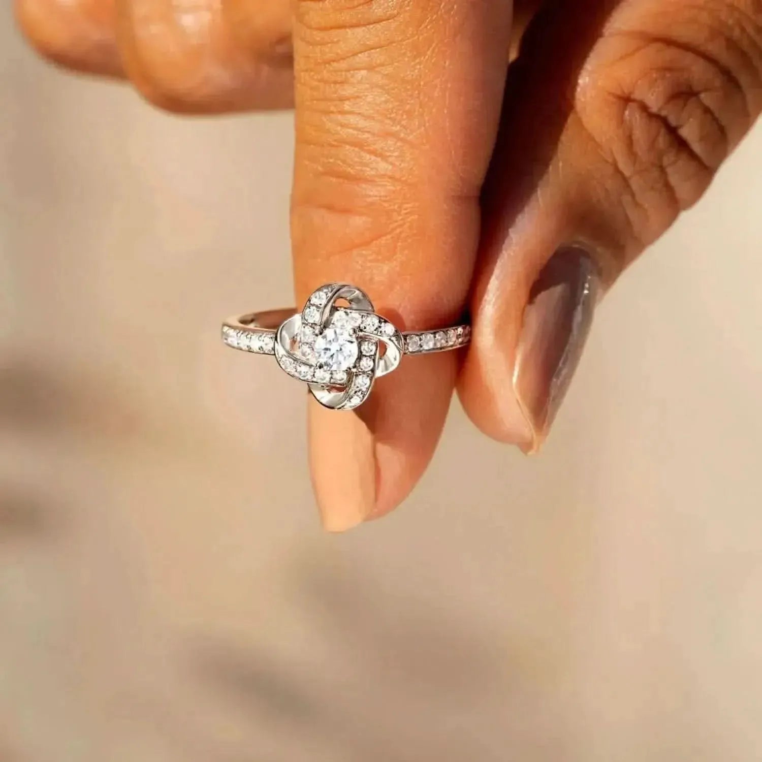 925 Sterling Silver Inlaid Zircon Ring - Bad Moms Club