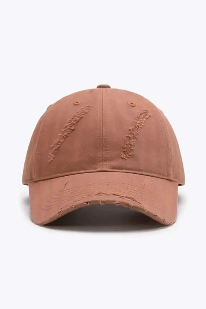 Distressed Adjustable Baseball Cap - Bad Moms Club