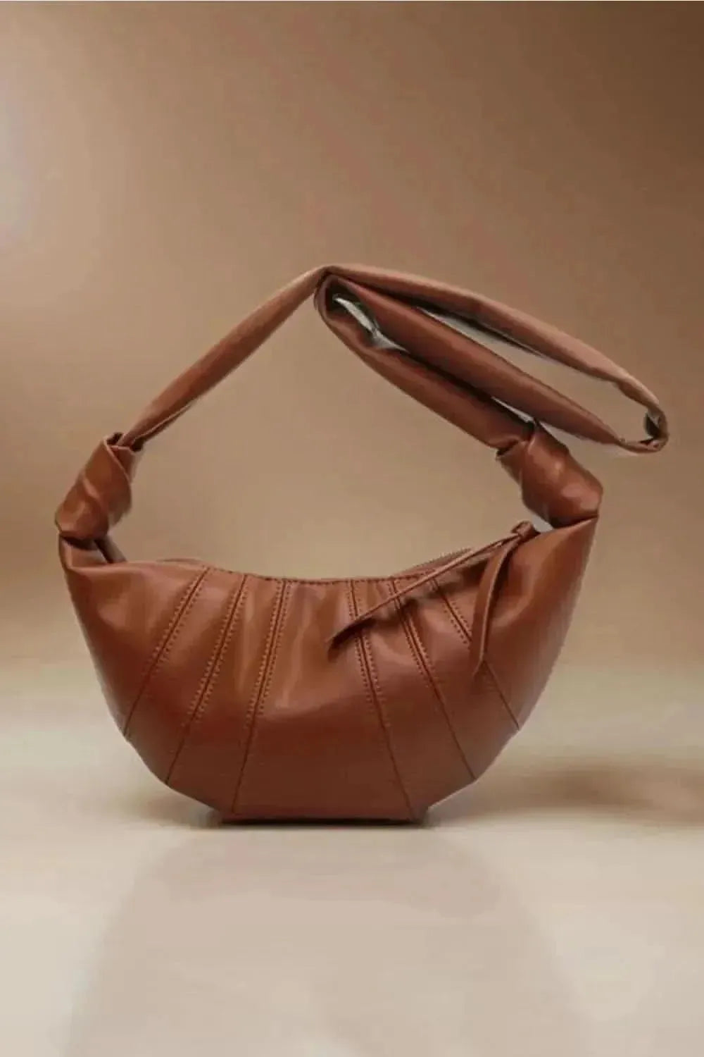 Zenana Vegan Leather Croissant Crossbody Bag - Bad Moms Club