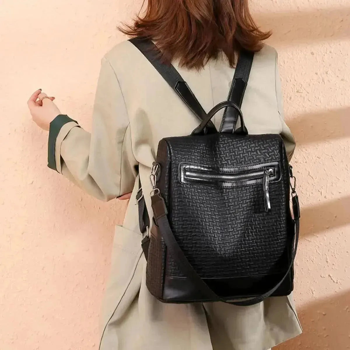 PU Leather Backpack Bag - Bad Moms Club