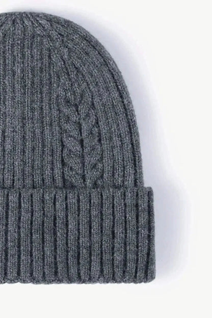 Cable-Knit Cuff Beanie - Bad Moms Club