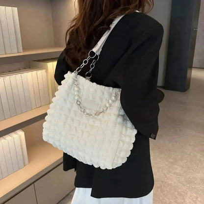 Cloud Puffy Polyester Tote Bag - Bad Moms Club