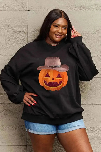 Simply Love Full Size Graphic Dropped Shoulder Sweatshirt - Bad Moms Club