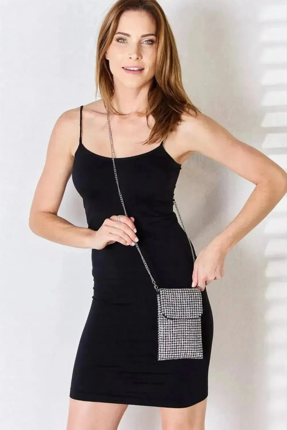 Forever Link Rhinestone Mini Crossbody Bag - Bad Moms Club