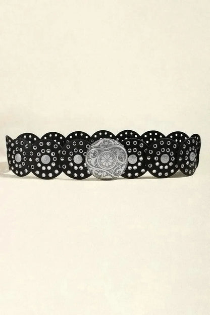 Vintage PU Leather Wide Belt - Bad Moms Club
