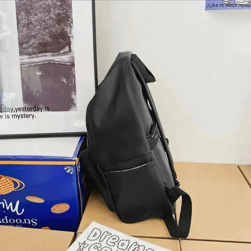 PU Leather Zip Backpack Bag - Bad Moms Club