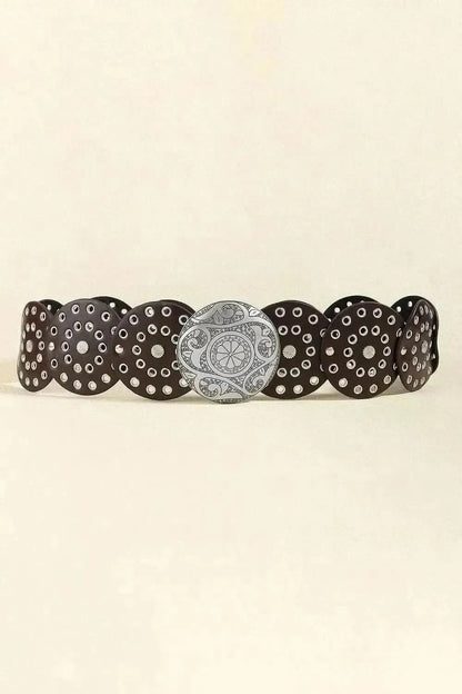 Vintage PU Leather Wide Belt - Bad Moms Club