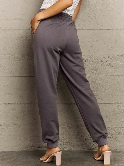 Simply Love Full Size Drawstring Sweatpants - Bad Moms Club