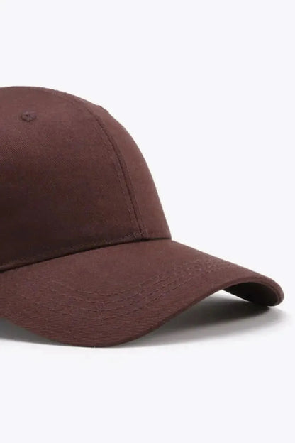 Plain Adjustable Cotton Baseball Cap - Bad Moms Club