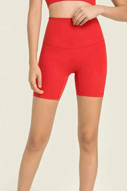 Seamless High-Rise Wide Waistband Biker Shorts - Bad Moms Club
