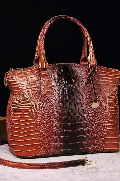 Gradient PU Leather Handbag - Bad Moms Club