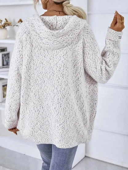 Zip-Up Hooded Sweater - Bad Moms Club