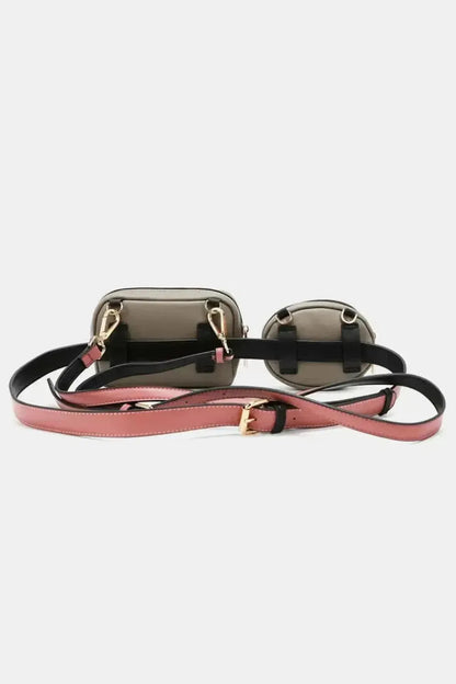 Nicole Lee USA Double Pouch Fanny Pack - Bad Moms Club