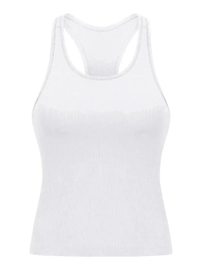 Round Neck Racerback Active Tank - Bad Moms Club