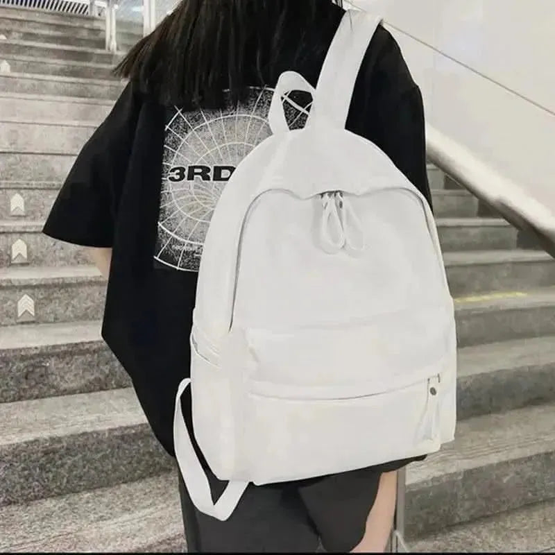 PU Leather Zip Backpack Bag - Bad Moms Club
