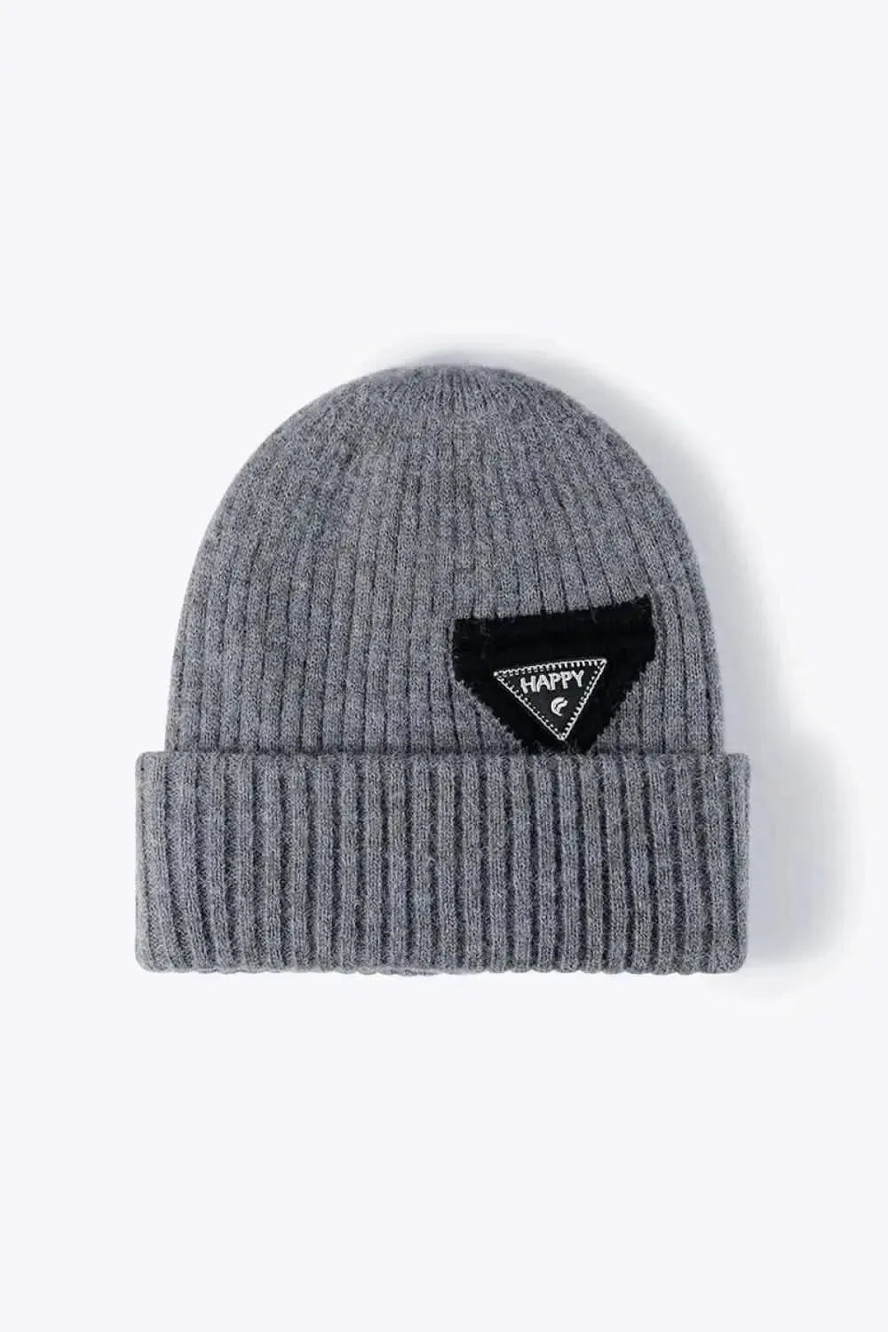 HAPPY Contrast Beanie - Bad Moms Club