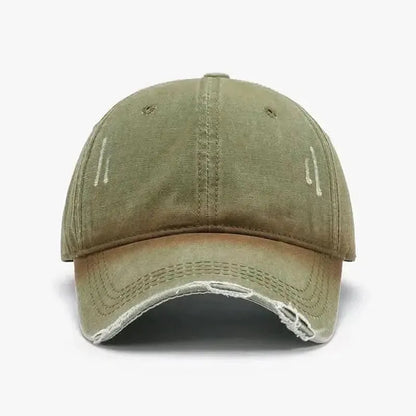 Distressed Washed Adjustable Baseball Cap - Bad Moms Club