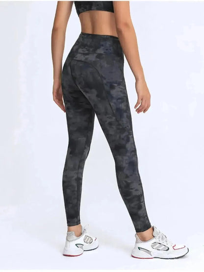 Wide Waistband Leggings with Pockets - Bad Moms Club